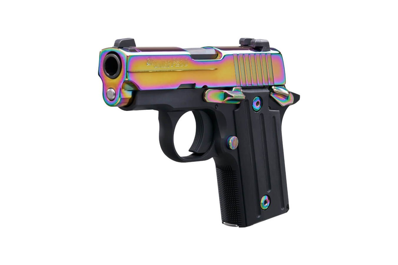 SIG SAUER P238 Micro-Compact 380 ACP Pistol with Titanium Rainbow Slide Finish